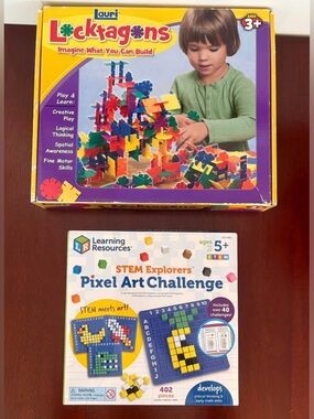 Lauri Locktations Creative Building Set - Multicolor & Pixel Art Challenge